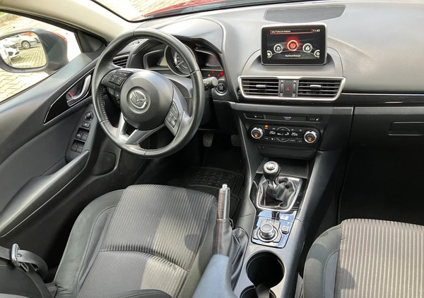 Mazda 3 cena 48800 przebieg: 194000, rok produkcji 2014 z Leszno małe 407